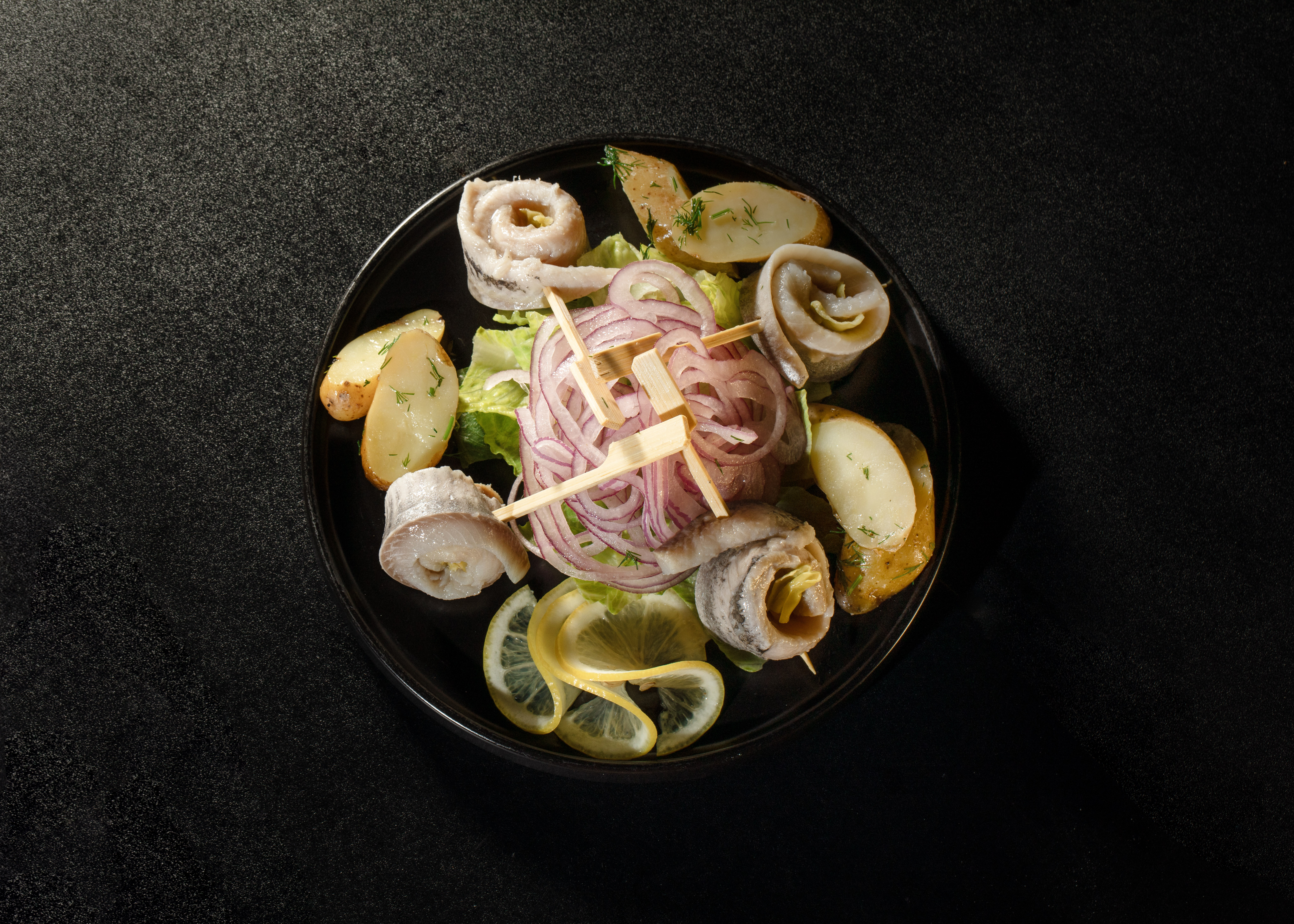 Herring with Baby Potatoes