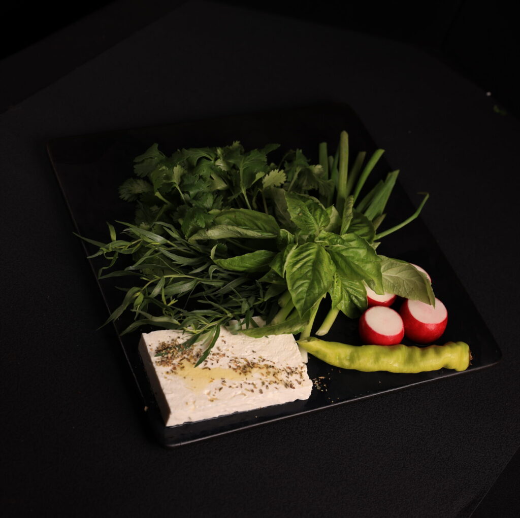 Garden Greens and Feta