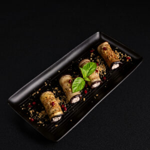 Eggplant Rolls with Walnut Cream