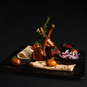 Grilled Lamb Chops Chalagaj